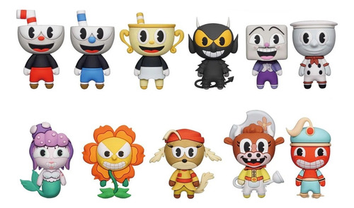 Monogram Llavero 3d Para Mochila: Cuphead - Figura Sorpresa