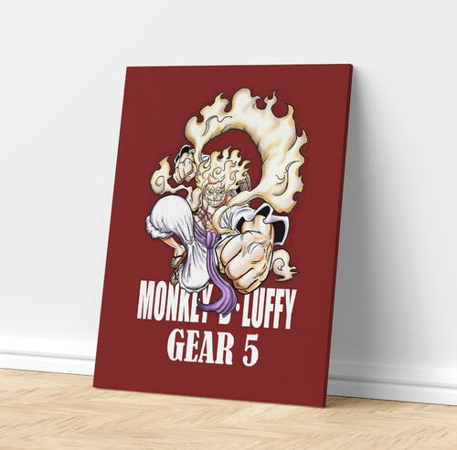 Cuadro Decorativo Canvas 50x40 Cm - Monkey D Luffy Gear 5