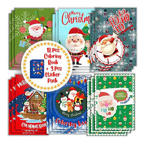 18pcs Christmas Multipack For Kids With Free Sticker Pa...