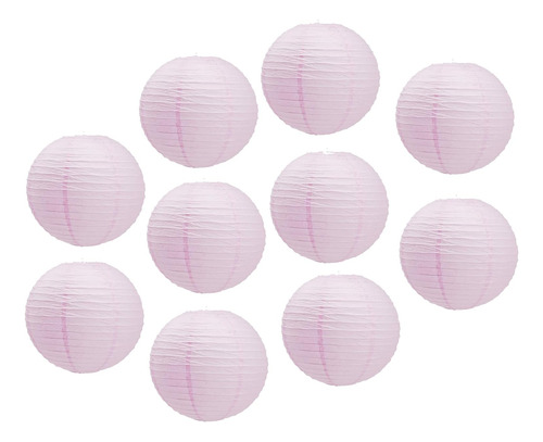 Linterna De Papel Con Luz Led, Lámpara Colgante Redonda Deco