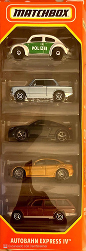 Set 5 Matchbox Autobahn Express Iv