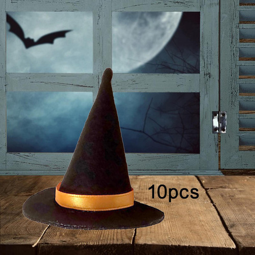 2025 10 Piezas Pequeño Sombrero De Mago, Mini Diadema Diy
