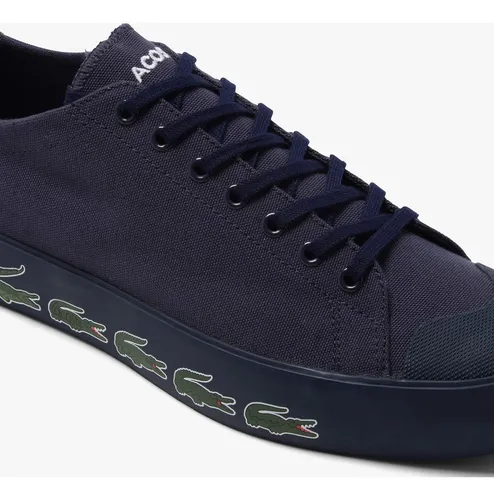 Tenis Casuales Lacoste Original Azul Para Hombre