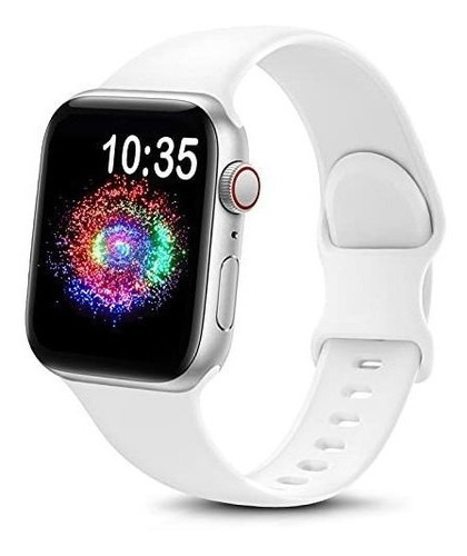 Malla Para Apple Watch 1 2 3 4 5 6 7 38mm/40mm/41mm Blanca 