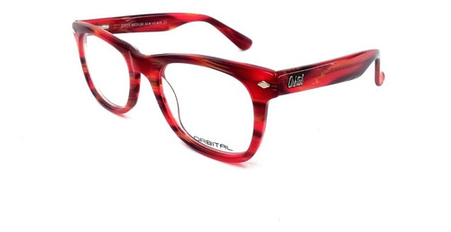 Imagen 2 de 4 de Armazones Anteojos Lentes Orbital Dirty Medium Acetato Flex