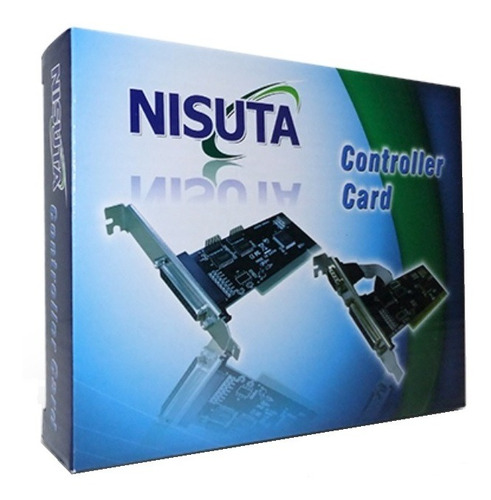 Nisuta Placa 2 Puertos Serie Rs232 Db9 + Paralelo Pci Fiscal