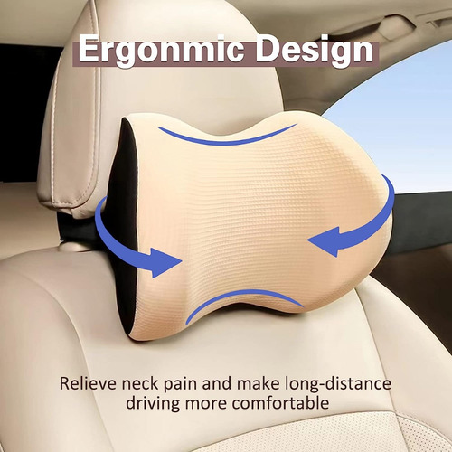 Almohada Cabecera Para Asientos De Auto Funda Transpirable
