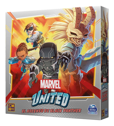 Juego De Mesa Marvel United El Ascenso De Black Panther 