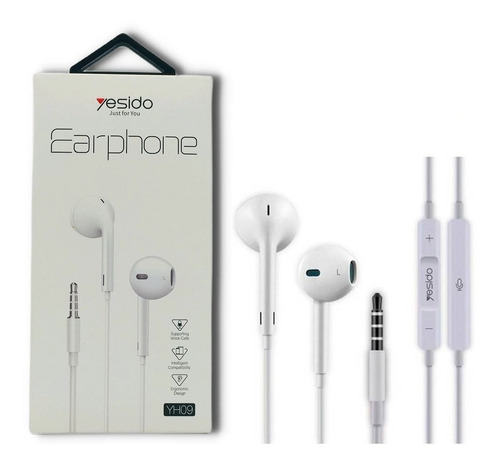 Audífonos Earphone Yesido Micrófono Incorporado Manos Libres