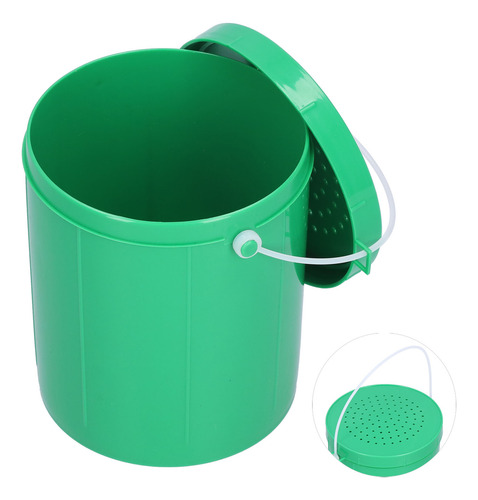 Cubo De Pesca Portátil De Plástico, Cebo Para Lombrices De T
