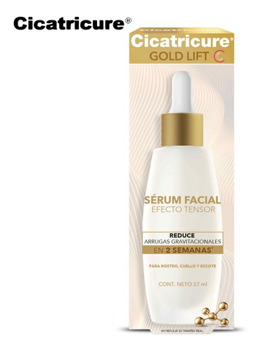 Serum Facial Cicatricure Gold Lift Efecto Tensor 27 Ml