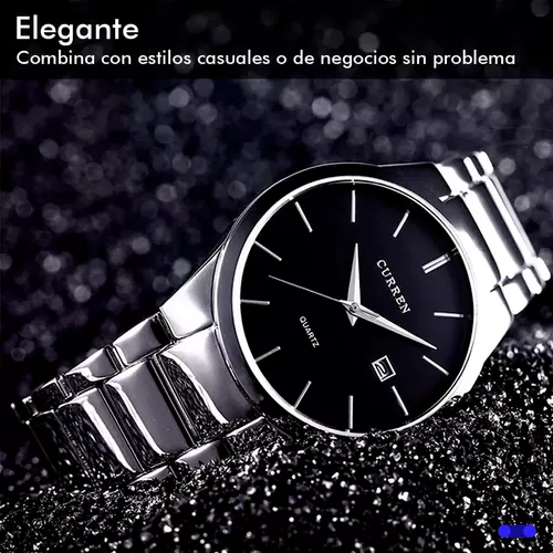 RELOJ CURREN DE CUARZO ELEGANTE, HOMBRE