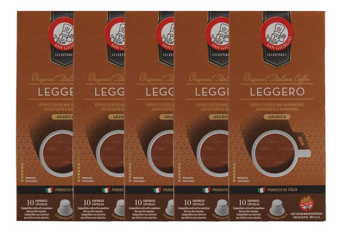 Pack Capsulas De Cafe San Giorgio Leggero Italia 5x10 Nesp.