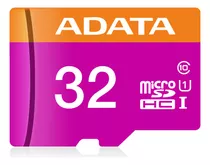 Comprar Tarjeta De Memoria Adata Ausdh32guicl10-ra1  Premier Con Adaptador Sd 32gb