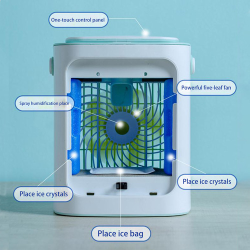 Refrigerador Portátil U Refrigerador Evaporativo Em Usb De 3