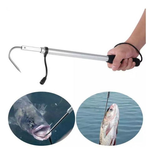 Gancho Telescopico De Pesca Rapala Shaft Bichero 116cm Arpon