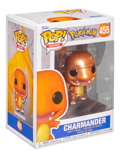 Funko Pop! Pokemon - Charmander #455 Metalico Summer Con
