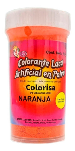 Colorante En Polvo Naranja 25g - g a $804