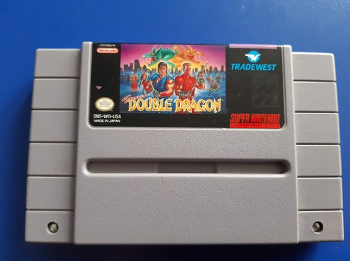 Juego Cassette Super Double Dragon  Super Nintendo Snes