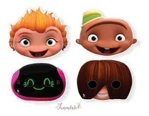 Comprar Antifaces Mini Beat Power Rockers Personaje Cotillón X 10 U 