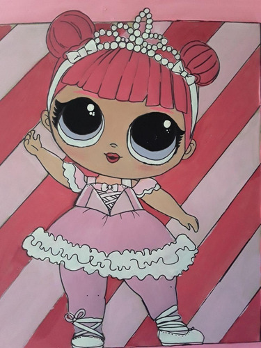 Cuadro En Acrílico Sobre Madera 28x40 Cm
