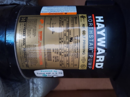 Imagen 8 de 8 de Bomba Alberca Hayward Northstar Nueva 2 Hp Alta Eficiencia