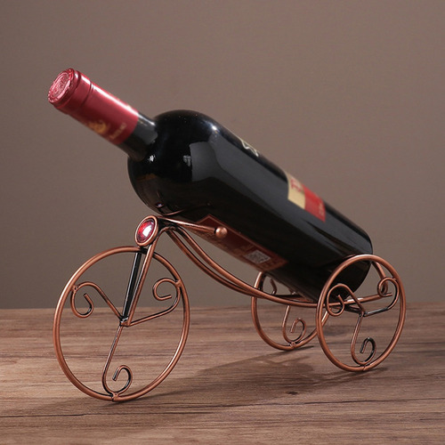 Soporte De Vino Vintage En Forma De Triciclo Para Bicicleta
