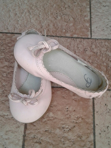 Zapatos Ballerinas Chatitas Nena Cuero Pioppa  21 Impecables