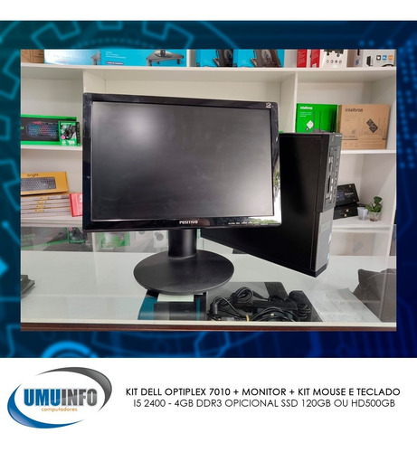 Imagem 7 de 10 de Kit Dell Optiplex 7010 + Monitor + Kit Mouse E Teclado 4gb