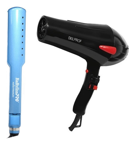 Planchita Babyliss Pelo Húmedo + Secador 1800w Profesional