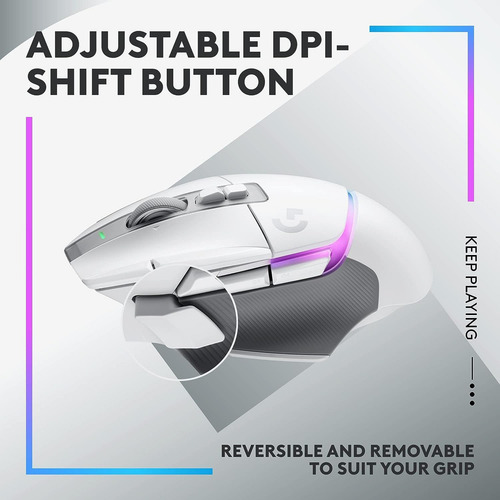 Mouse Inalámbrico Recargable Logitech G G502 X Plus Blanco