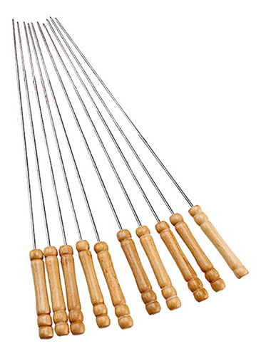 Aguja Para Asar Brochetas De Acero Inoxidable M Bbq