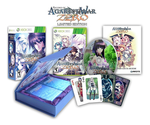 Record Of Agarest War Zero Edição De Colecionador Xbox 360