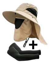 Comprar Set Gorro Y Mangas De Proteccion Solar Uv Pesca Senderismo