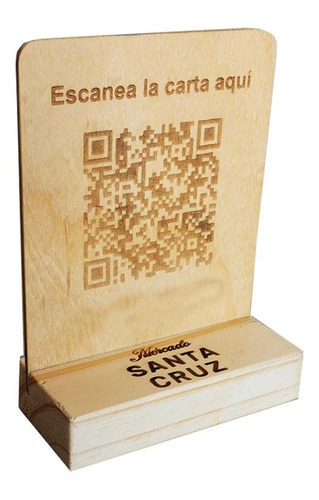 Carta De Menu Qr Transparente Restaurantes Bares No Sobre