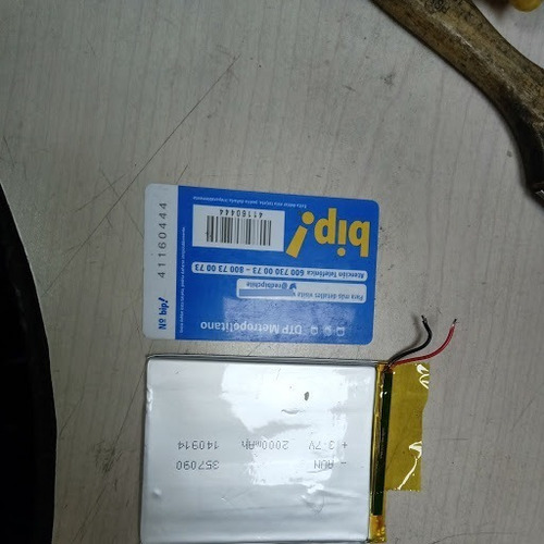 Batería Tablet China 3,7v