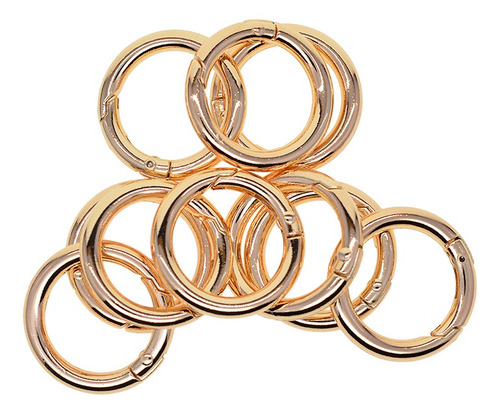 Anillo De Resorte De Fabricación De Joyas Dorado