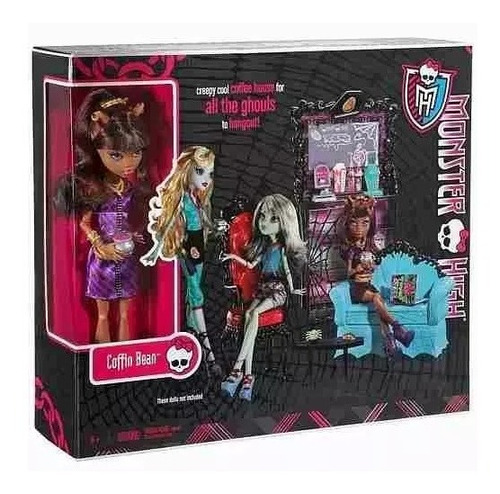 Monster High Incluye Wolf Loba Coffin Bean Cafe