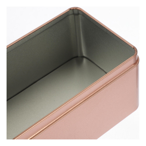Caja Rectangular De Hojalata, Miniportátil, Para Guardar Hoj