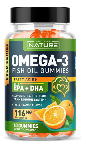 Gomitas De Aceite De Pescado Omega 3 Con Epa Y Dha De Pescad