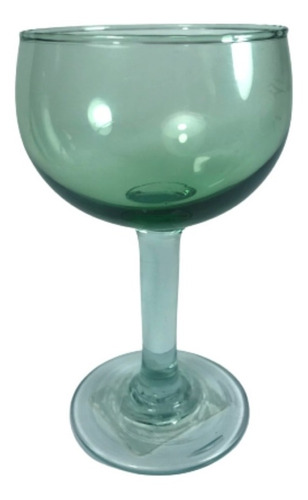 Copa Premier Champan Vidrio Verde Vaso De 11cm Alto Y 6cm Ø