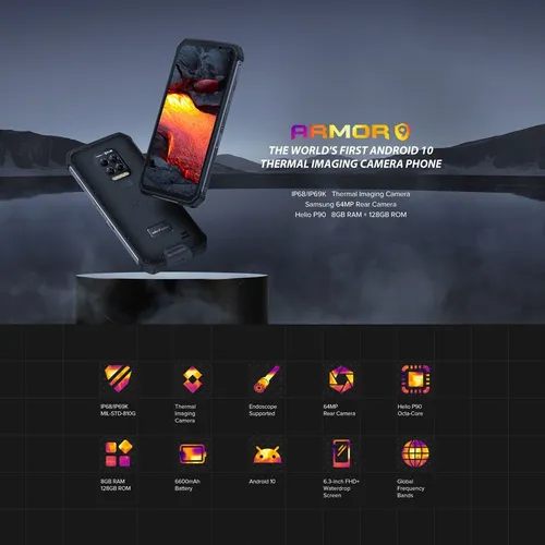 Ulefone Armor 9 - Resiste Caidas Agua Temperaturas Nfc