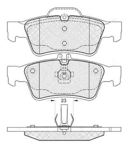 Pastilla De Freno Mercedes Benz Clase E 200-240-280-320-350-