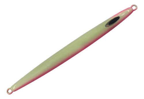 Isca De Pesca Ns Jumping Jig Pita 200 Rosa E Glow 200g 22cm