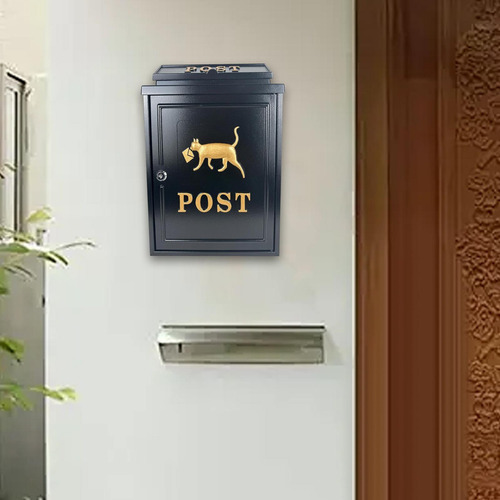 Buzón Decorativo Montado En La Pared Para Puerta Principal,