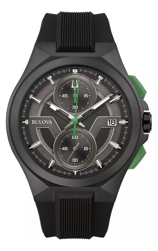 Reloj Bulova Maquina 98b381 Hombre Cronógrafo Automático