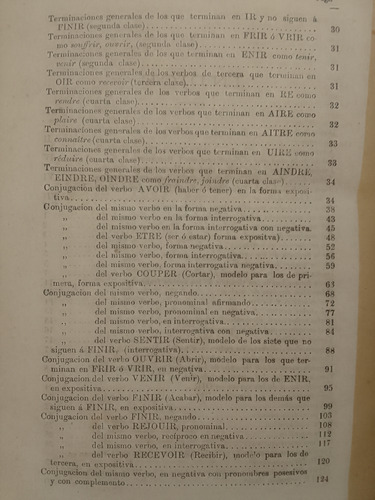 Diccionario De Verbos Castellano - Francés 1886 Miguel Díaz (Usado)