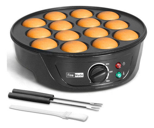 Máquina Antiadherente Para Panqueques 14 Con Sartén Y Utens