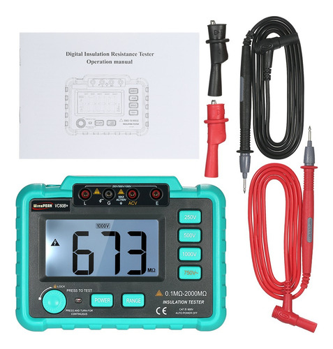 Winspeak Vc60b + Lcd Medidor De Resistencia De Aislamiento