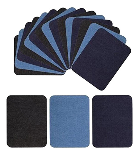 2 X 18 Parches De Mezclilla Autoadhesivos Para Planchar En